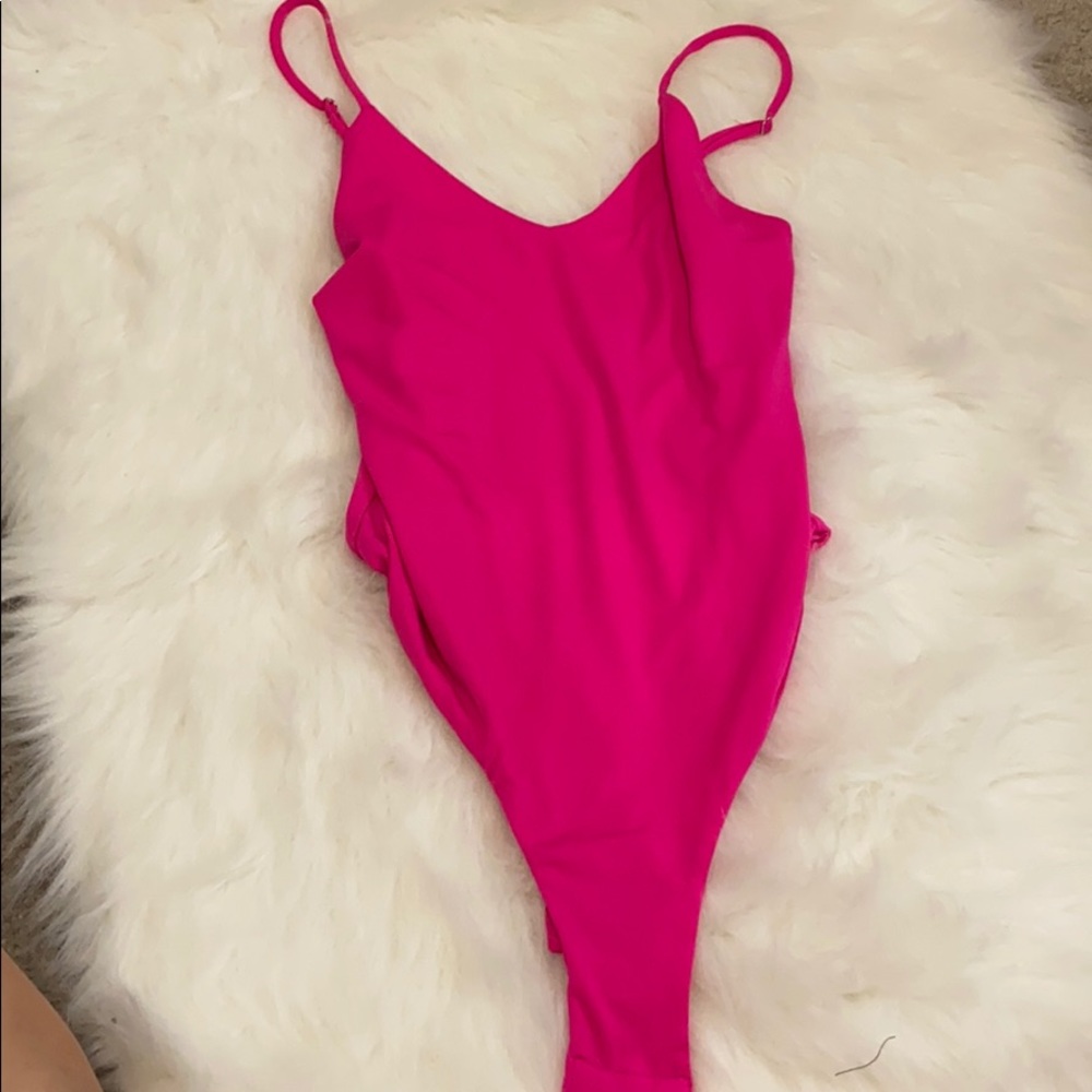 Pink bodysuit
